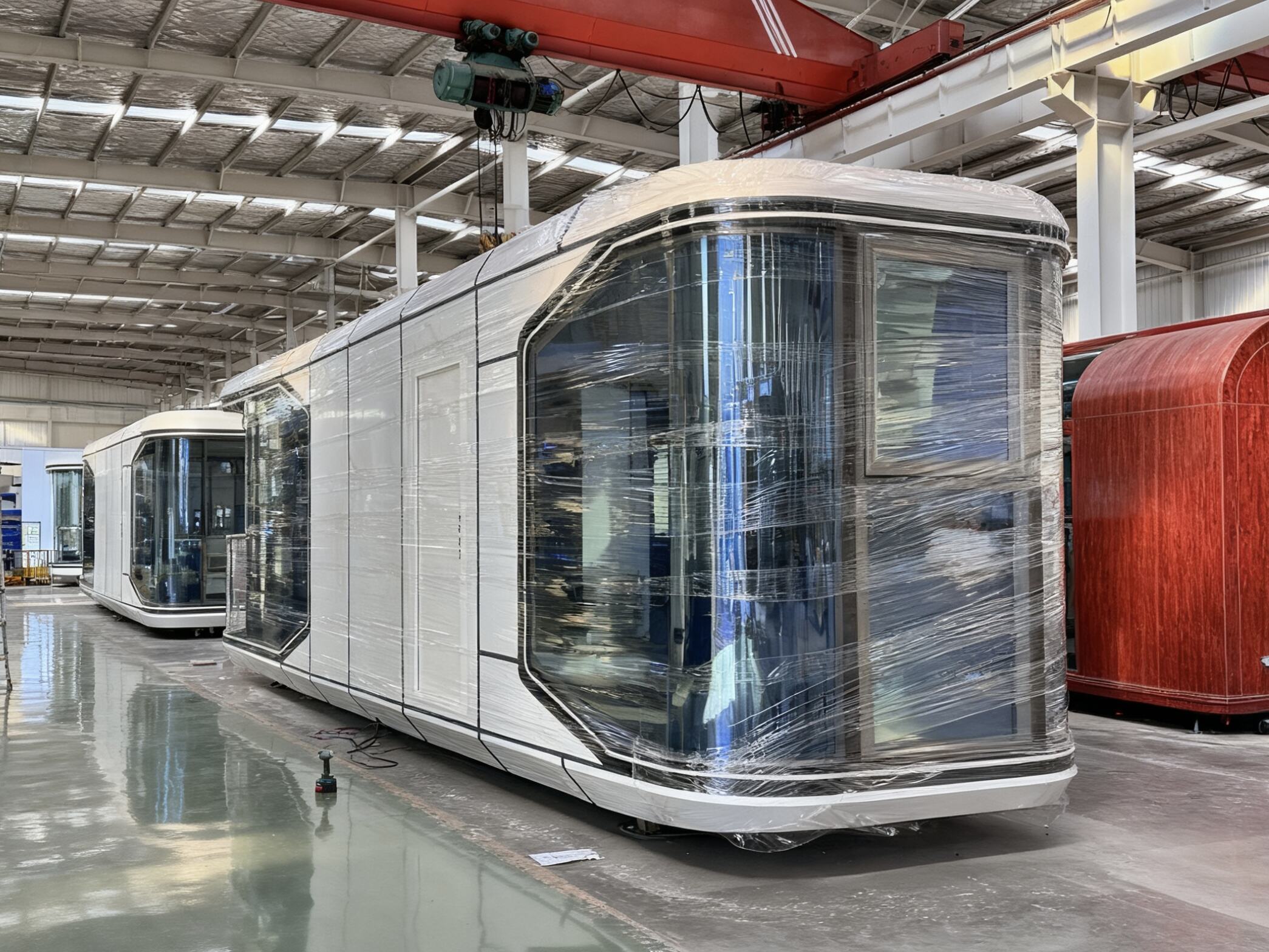 "Future Living Pods" Across the Pacific