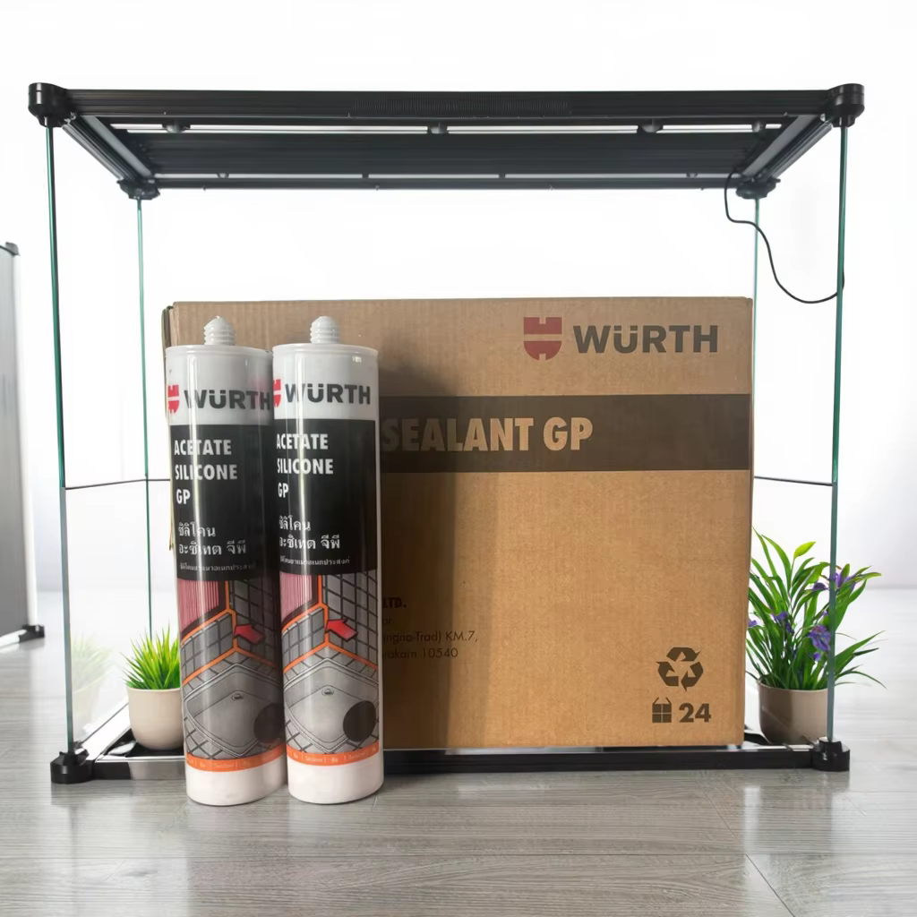 white silicone sealant
