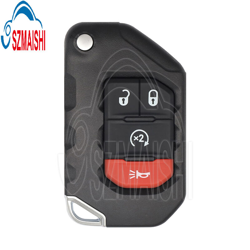 For 2018-2024 Jeep Wrangler Gladiator 4-Button Smart Flip Key 68416784AA OHT1130261 SIP22 Aftermarket