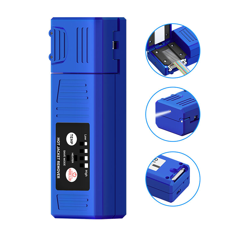 Перезаряжаемые термические клещи COMPTYCO типа зажима S8 для зачистки оптоволокна (ленточное волокно на 1–48 волокон, оптоволоконные кабельные сборки, пигтейлы и голое волокно)