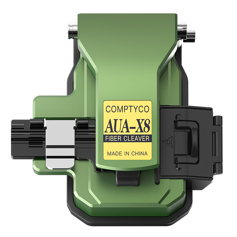 COMPTYCO Cortador de Fibra Óptica de Alta Precisión AUA-X8 Cuchillo de Corte de Cable Automático Completo Cortador de Fibra Óptica de Fusión