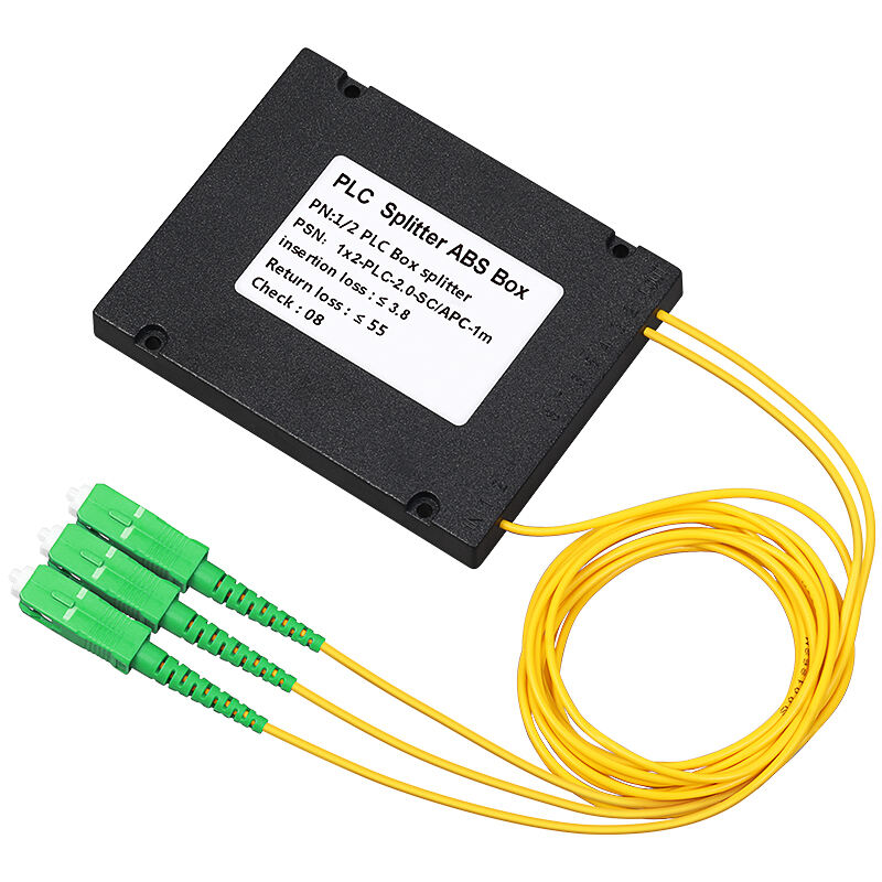 COMPTYCO 1 minute 2 box optical splitter 1 minute 2/16/32/64  splitter Network grade SC APC/UPC fiber optic splitter