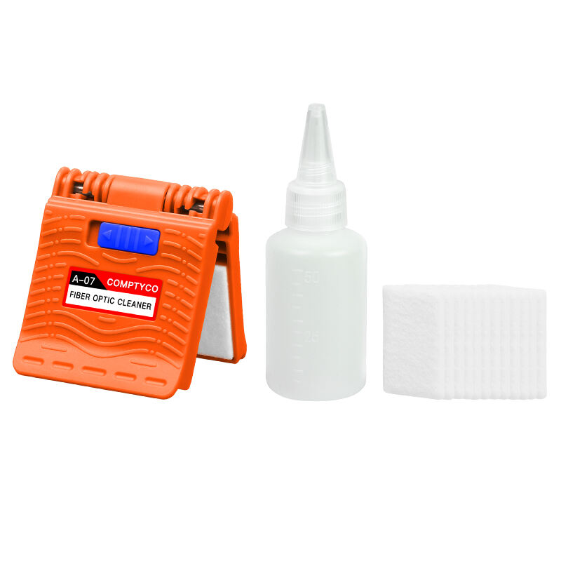 COMPTYCO A-07 Penjepit Serat untuk Membersihkan Minyak, Alat Pembersih Serat Dewa untuk Penghilang Minyak, Pembersihan Serat Terus Menerus, Tidak Membahayakan Tangan