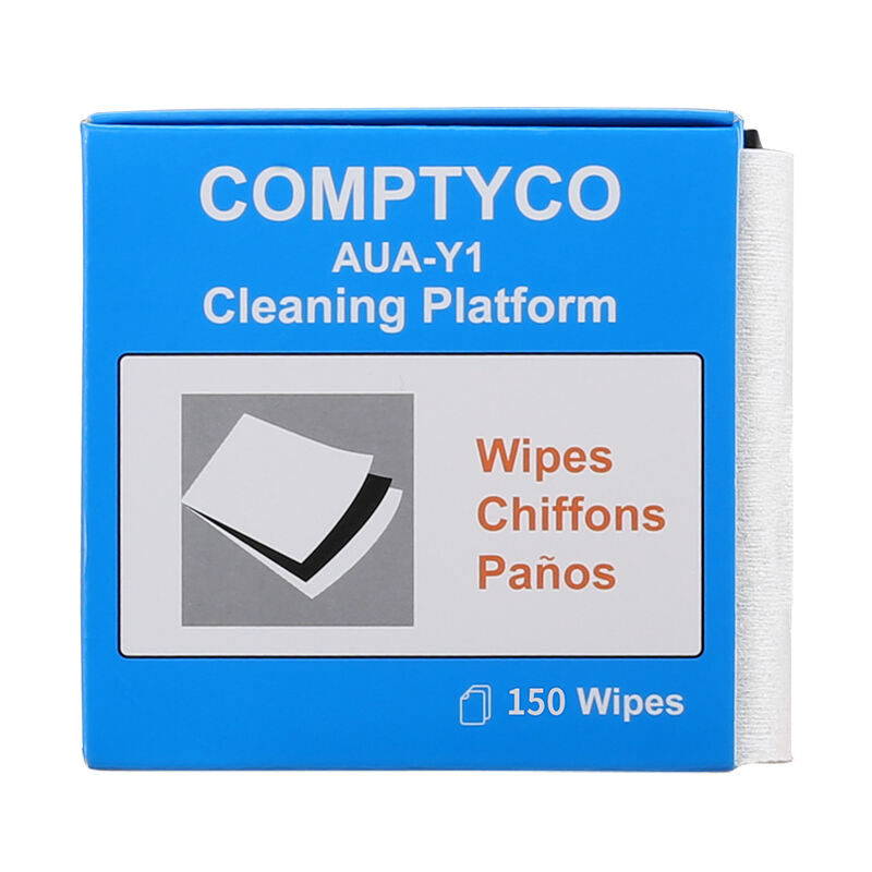 COMPTYCO AUA-Y1 फाइबर एंड फेस क्लीनिंग पेपर फाइबर डस्ट-फ्री पेपर फाइबर वाइपिंग अल्कोहल पेपर एंड फेस क्लीनिंग प्लेटफॉर्म में अल्कोहल नहीं होता है
