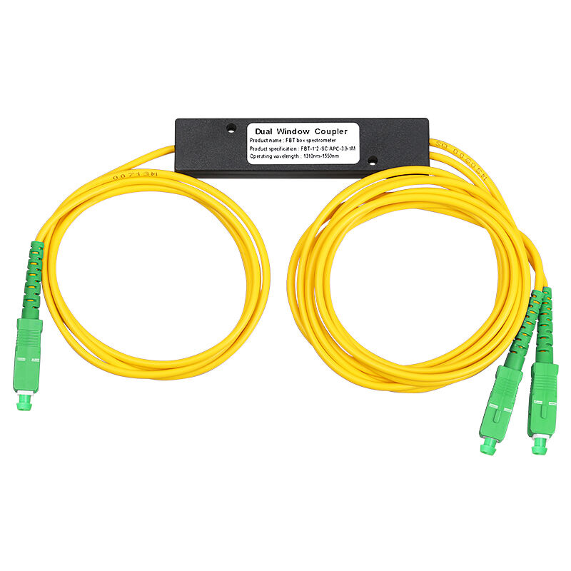 CMPTYCOO SC APC 1/2 fiber optic splitter Fiber optic splitter 1/2 tail fiber tapered network level SC/FC-UPC
