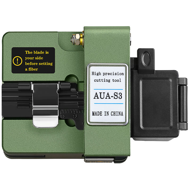 COMPTYCO High Precision Fiber Optic Cutter for Fusion Splicing with waste fiber box AUA-S3 SKL-S3 hot melt Optical Fiber Cleaver