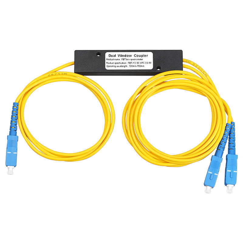 CMPTYCOO 1/2 fiber optic splitter Fiber optic splitter 1/2 tail fiber tapered SC/FC-UPC network level SC APC
