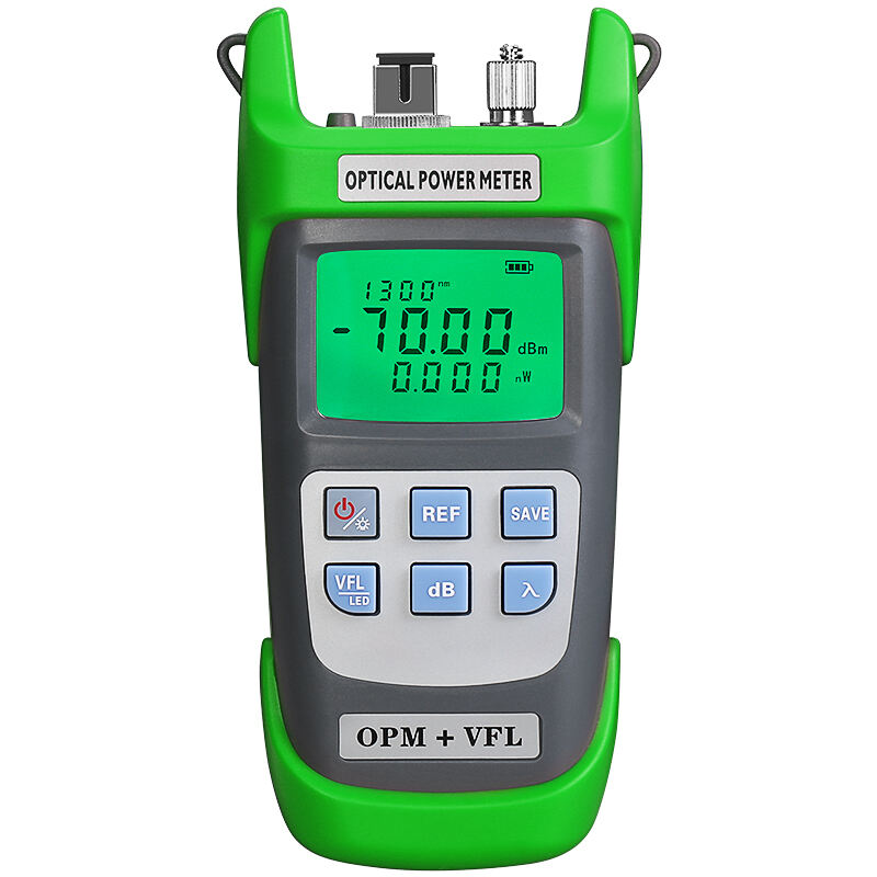COMPTYCO AUA-G710BMedidor Óptico Múltiplo de Alta Precisão 3 em 1 OPM+VFL+LED luz 10 comprimentos de onda Localizador de Falhas Visuais Medidor de Potência Óptica