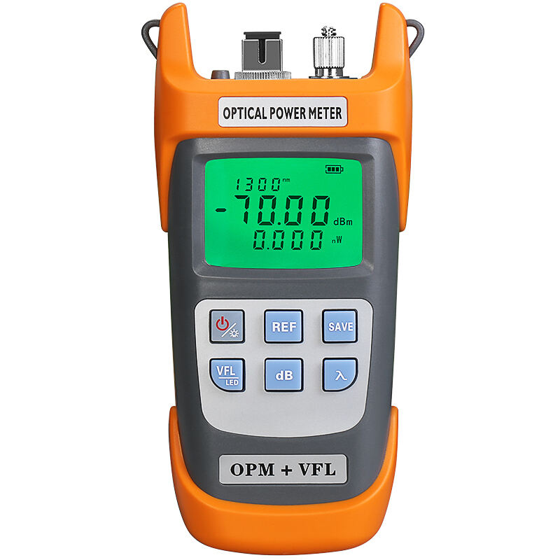 COMPTYCO AUA-G710BMedidor Óptico Múltiplo de Alta Precisão 3 em 1 OPM+VFL+LED luz 10 comprimentos de onda Localizador de Falhas Visuais Medidor de Potência Óptica