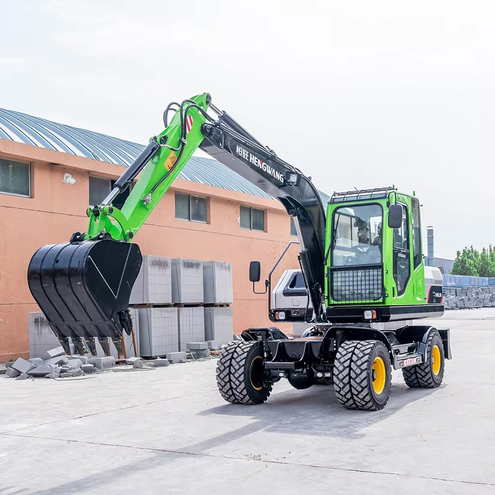 Hengwang HWL80 Wheel Excavator: Versatility in Motion