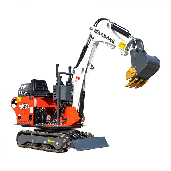 The Hengwang HW08 Mini Excavator: Compact Power for Precision Work