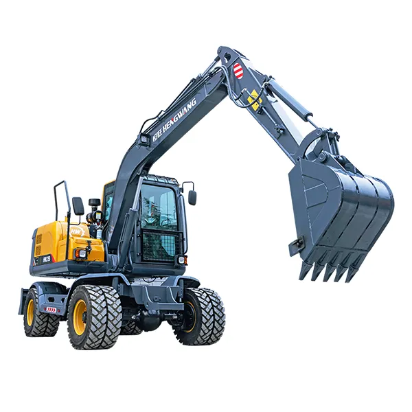 Hengwang HWL75S Wheeled Excavator: Compact Precision for Every Project