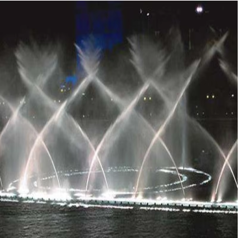2D Swing Fountains for Public Squares: Attract Crowds
