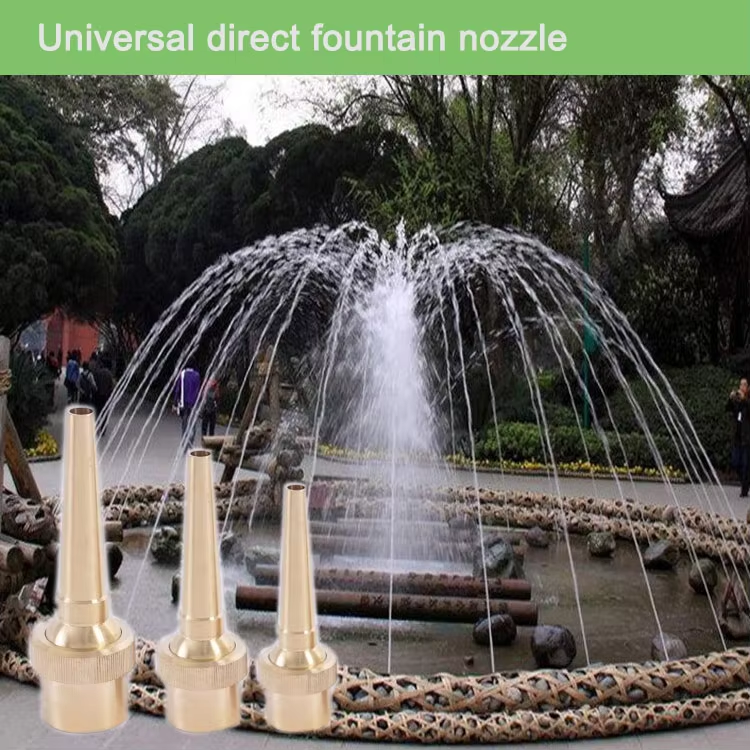 Fountain Nozzle Installation and Angle Adjustment Guide for Designers.
