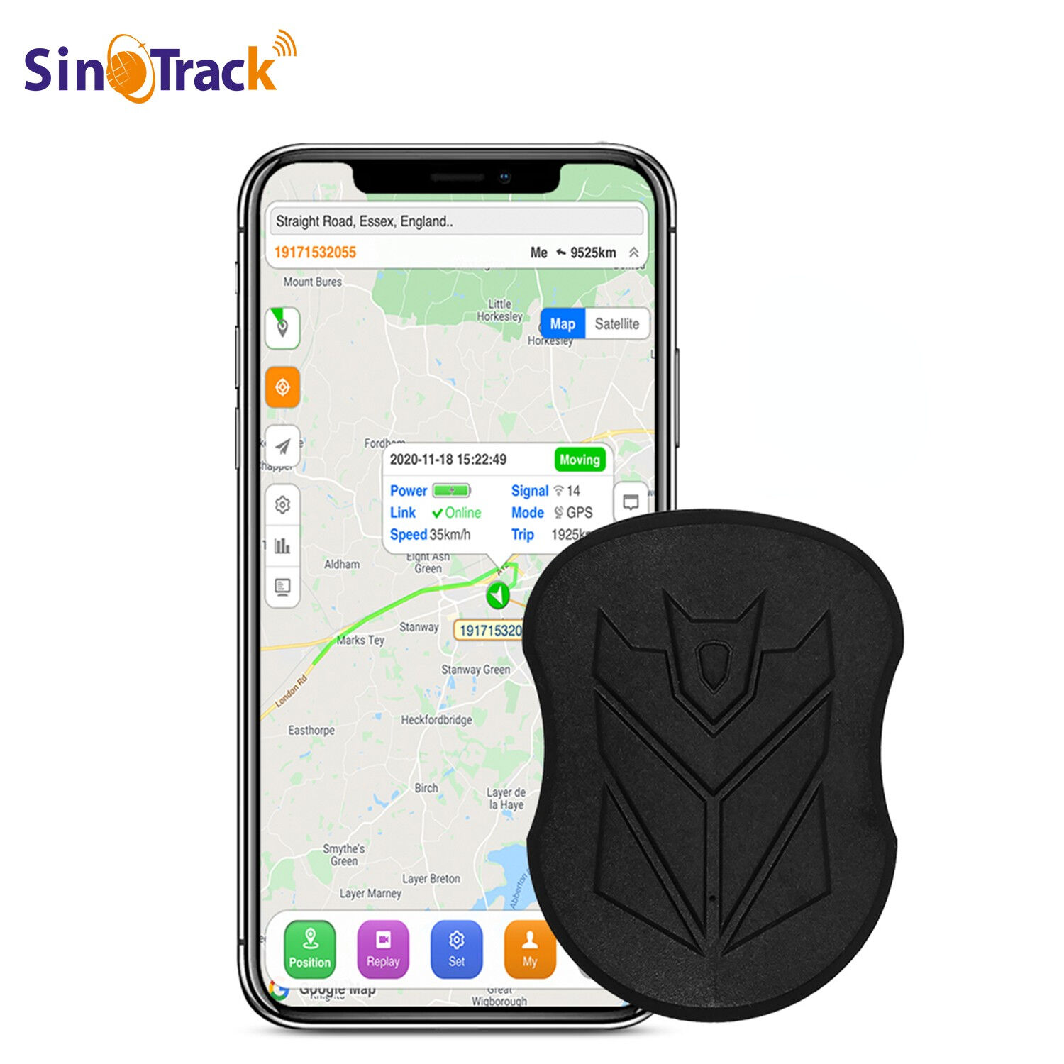 SinoTrack Mini Waterproof ST-905 GPS Tracker Strong Magnetic Car Bicycle GPRS GSM Mobile Phone