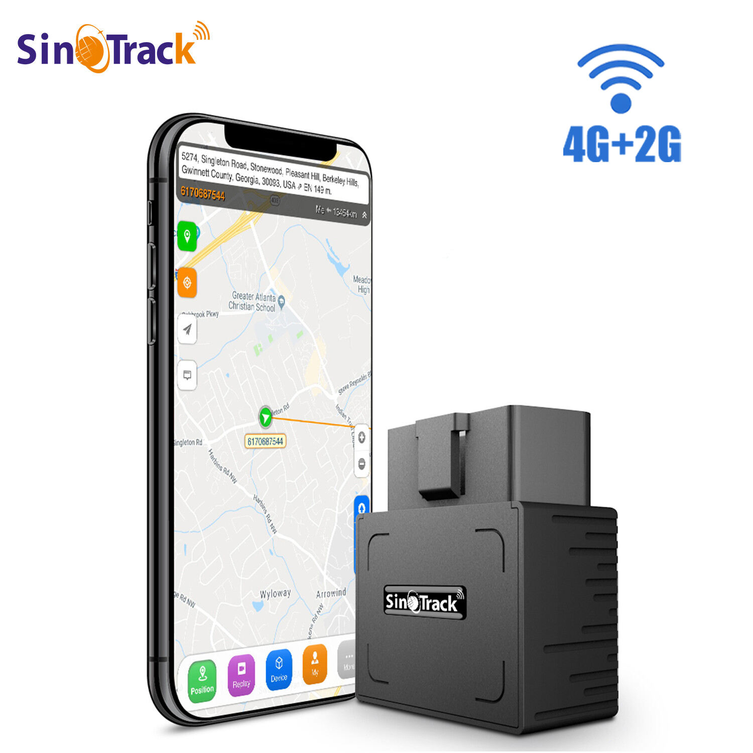 SinoTrack ST-902L Tracker Автомобіль OBD II 4G GPS-наслідковий пристрій для Австралії