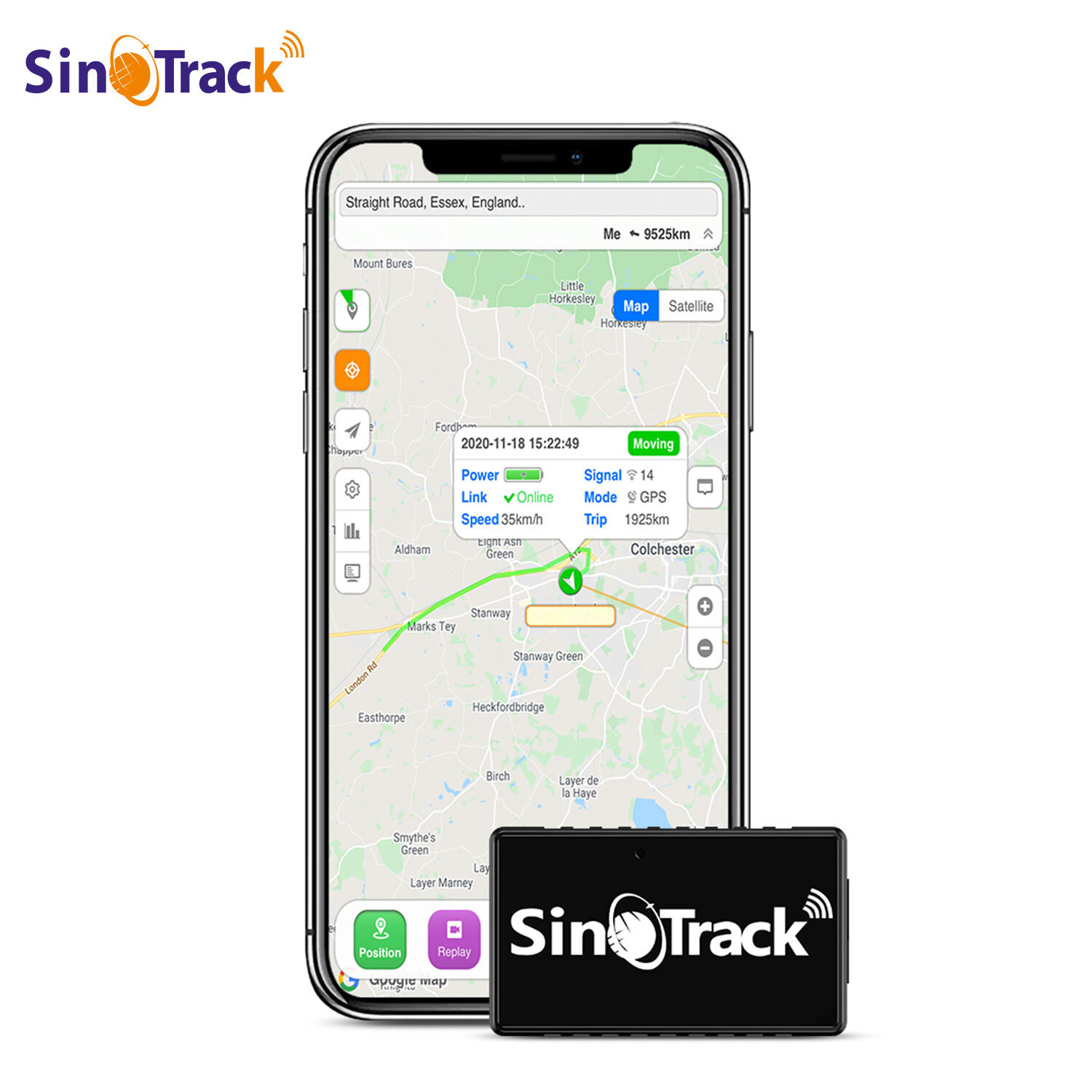 Remotely Control SinoTrack ST-903 Device Coin Size Pet Tracker GPS