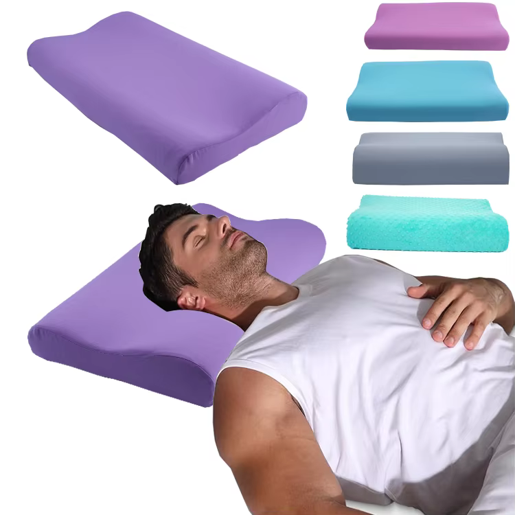 Memory Foam Pillow for Neck Support Cervical Contouring Anti-snoring Orthopedic Slow Rebound Sleep Memory Pillow