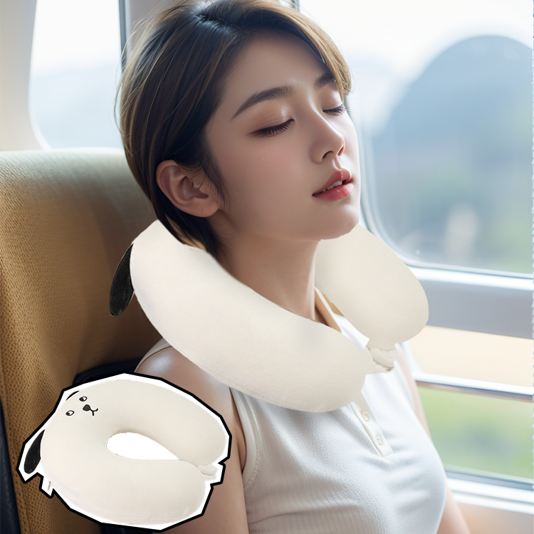 Add color to sleep! This colorful cartoon-printed memory foam pillow is a delight.