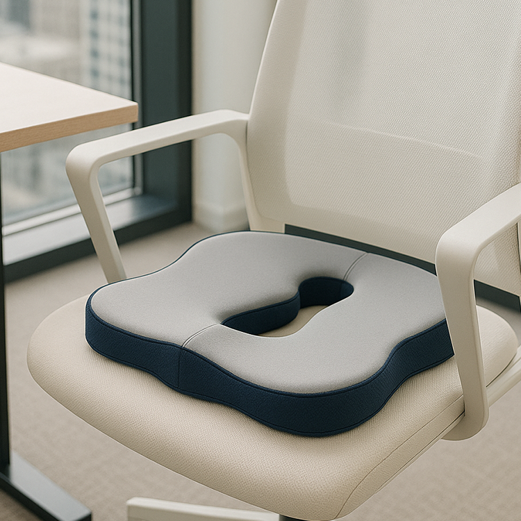 OEM ODM Orthopedic Memory Foam Seat Cushion for Long Sitting Hours Pressure Relief Office Home Chair Car Lumbar Pillows Cushions