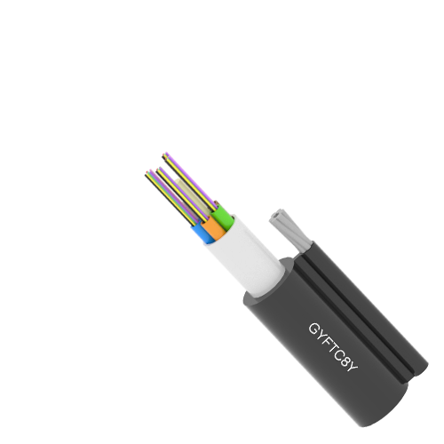 Figura 8 cable de fibra óptica aéreo de tubo solto GYTC8Y  