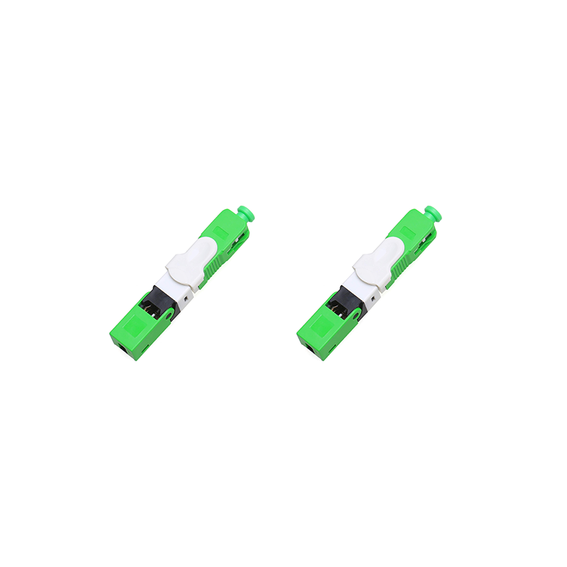 SC APC Fiber Optic Fast Connector connect 2x3mm Drop Cable .png