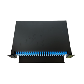 SODF2U48F-SC-UPC CODF Optisches Verteilungsrahmen 19 Zoll 2U Rack montierter Schubladentyp ODF 48 Fasern Glasfaser Patchpanel  