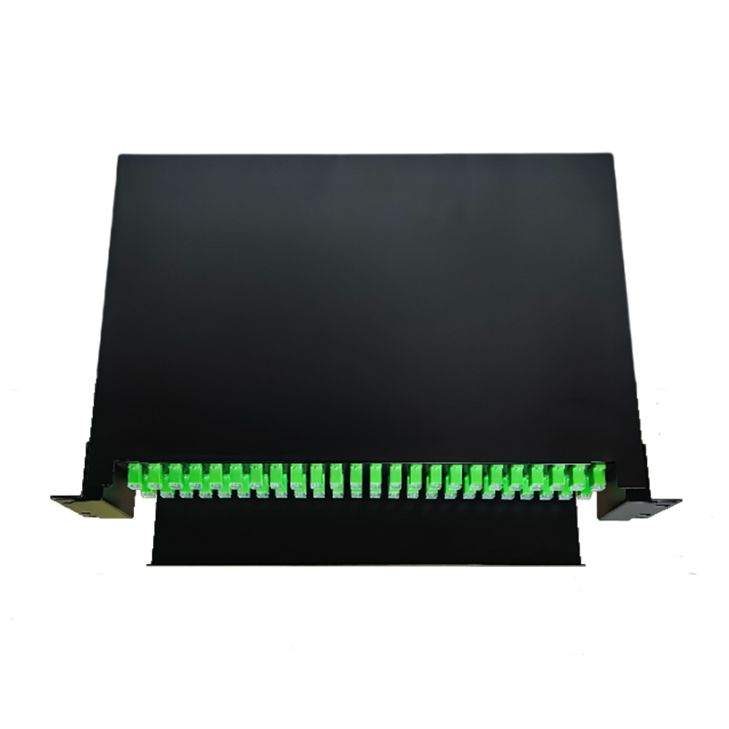 SODF2U48F-SC-APC ODF Optical Distribution Frame 19 inch 2U Rack Mounted Drawer Type ODF 48 Cores Fiber Optic Patch Panel  
