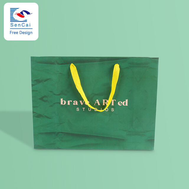 Custom Luxury Gift White Card Paper Bag Printed With Ribbon Handle Custom Bags With Logo For Shopping