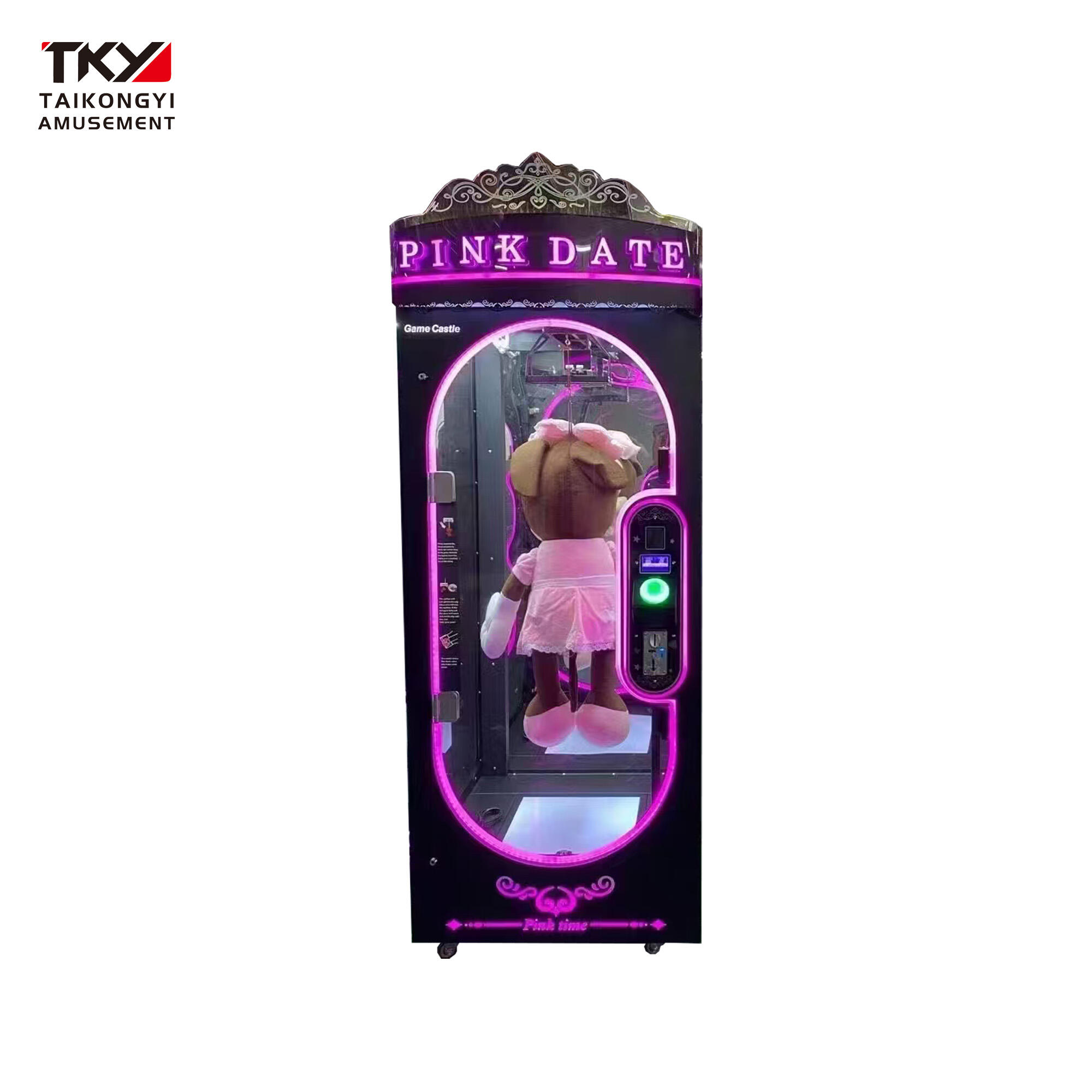 Pink Date Big Plush Prize Vending Scissors Gift Machine