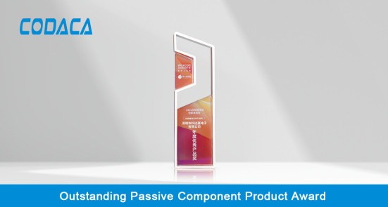 Codaca has been honored with the Outstanding Passive Component Product Award at ELEXCON 2025