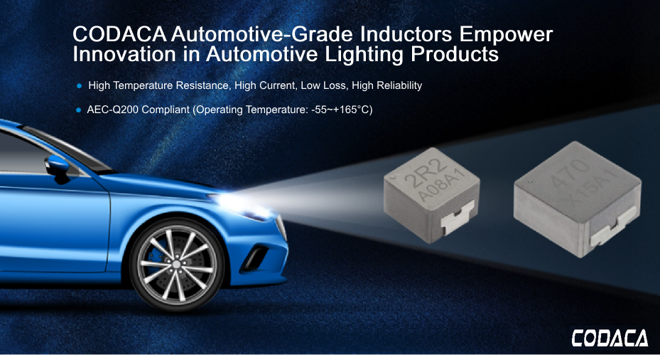 CODACA Automotive-Grade Inductors Empower Innovation in Automotive Lighting Products