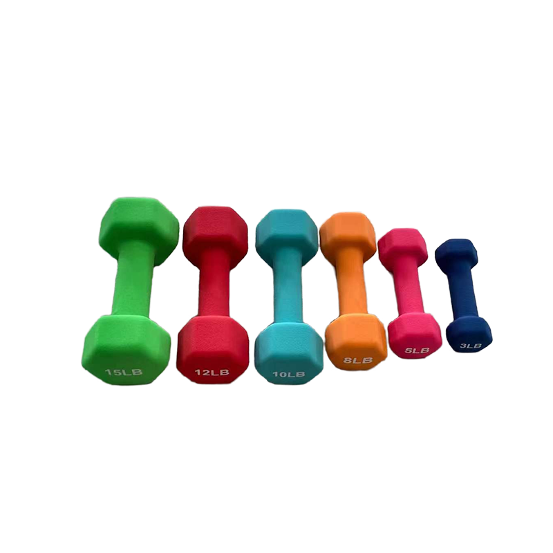 Dip plastic dumbbell