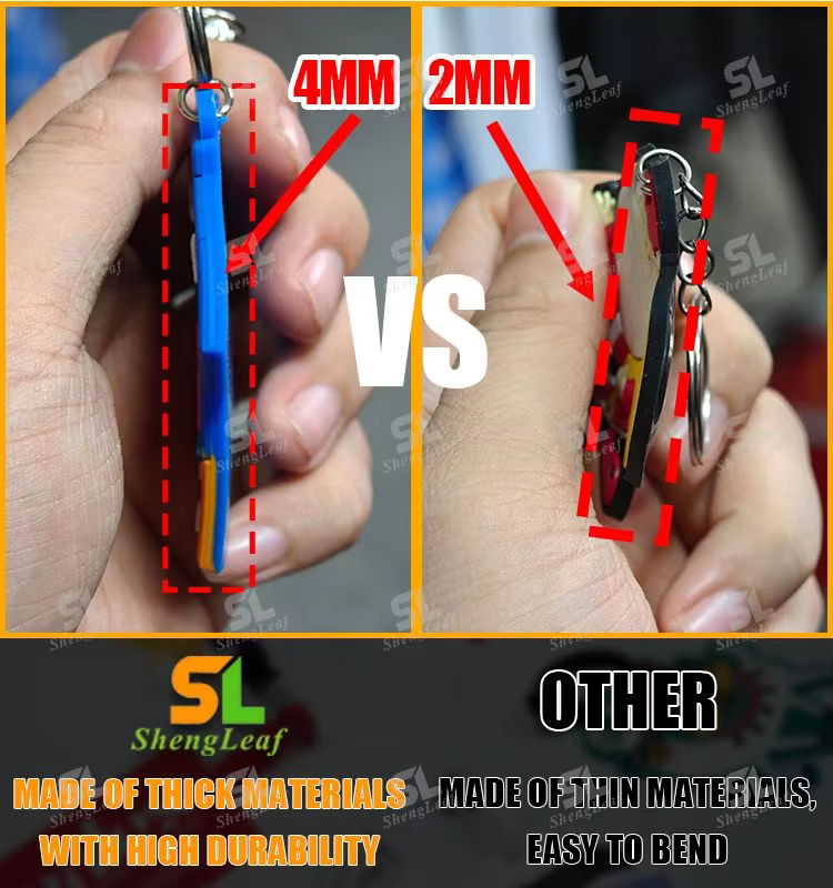 15+ Years Factory Wholesale Promotional Gift unicorn Wristlet Joltik Plush Pvc Rubber Keychain Key Chains for Girls factory