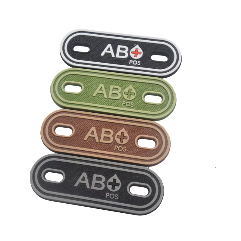 Amerpromo Custom High Quality 3D Soft PVC Embossed Rubber Label Clothing Patch Novelty Gifts details