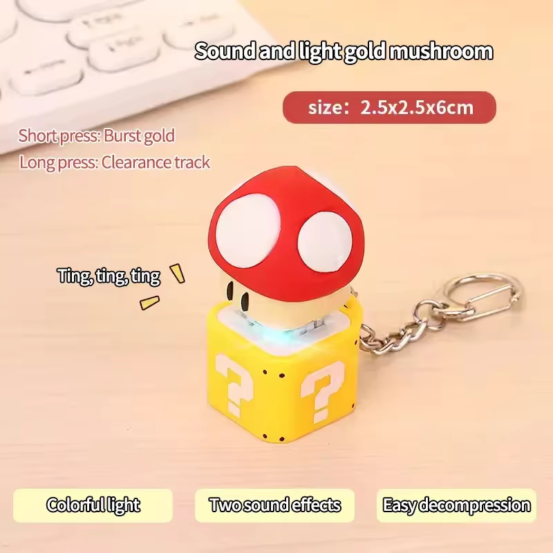 Wholesale Custom Yellow Chick Keychain Creative Stress Relief Electronic Voice Toy in Any Shape Promotional Rubber Keychains supplier