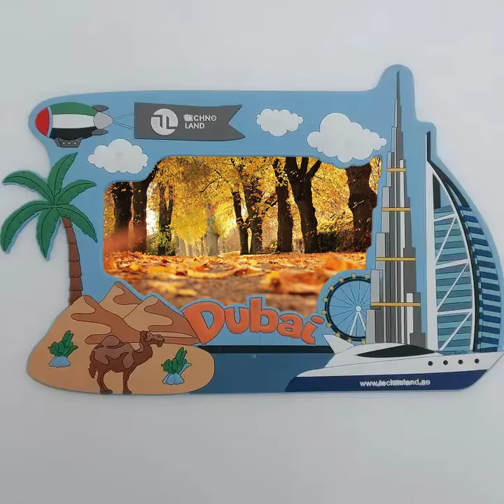3d Pvc Custom Photo Frame OEM Promotional Gift High Performance Sublimation Picture Soft Rubber Nice Cartoon Customized details
