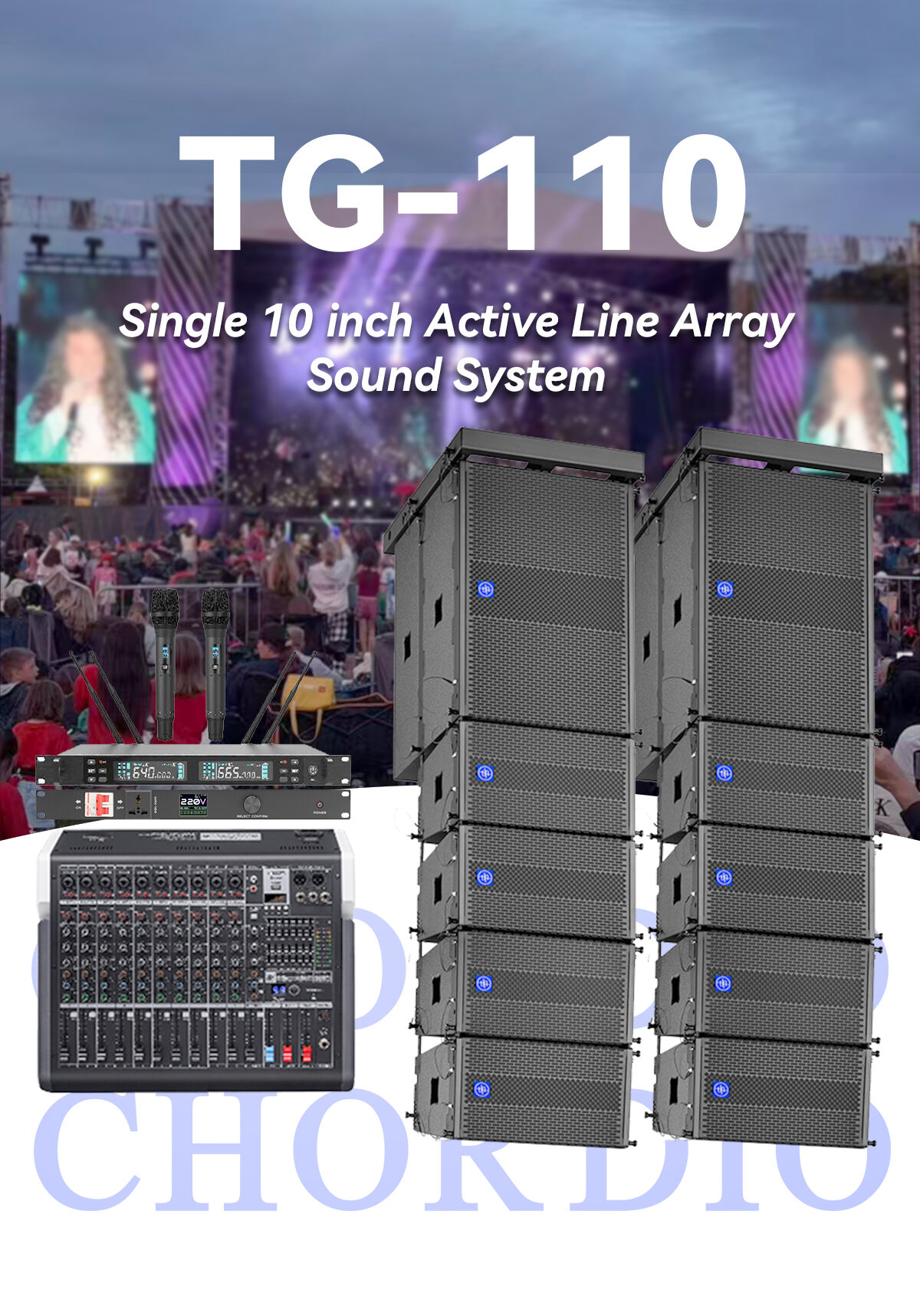 CH110 - Single 10 - inch Line Array Speaker