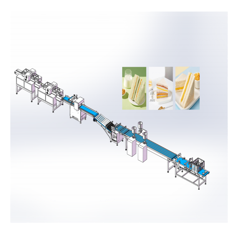 Wanlisp66 Automatisk Sandwichproduceringslinje