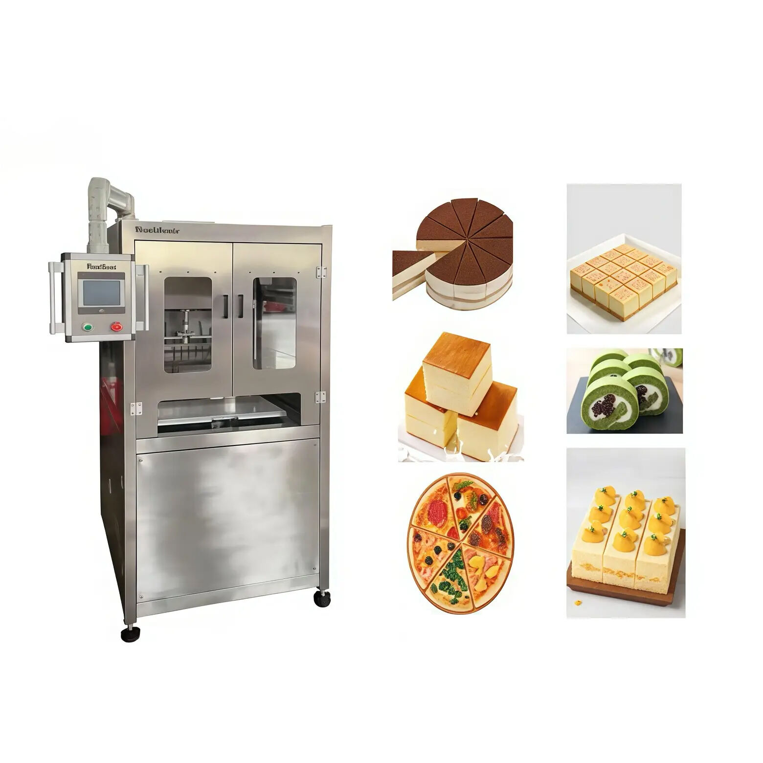 Ultrasonic Round Cake Cutting Machine