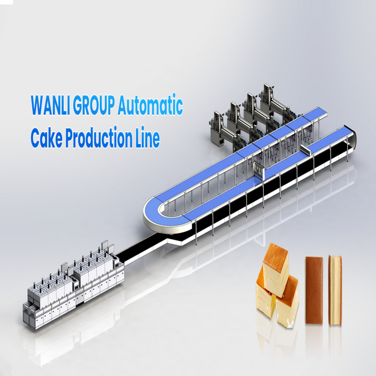 Wanlisp 888 Ligne de production de gâteaux automatique