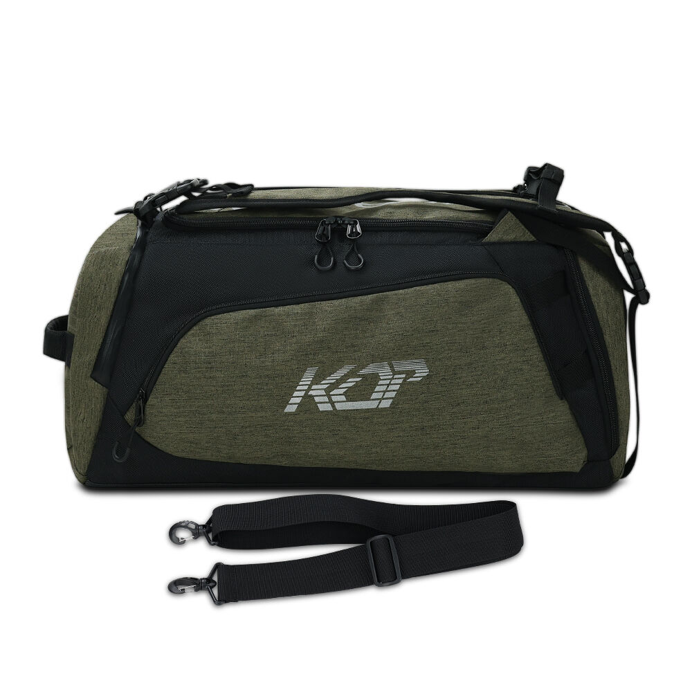 Zaino-borsa da palestra e viaggio personalizzata KOP OEM, resistente all’acqua, con scomparto per scarpe e tracolle
