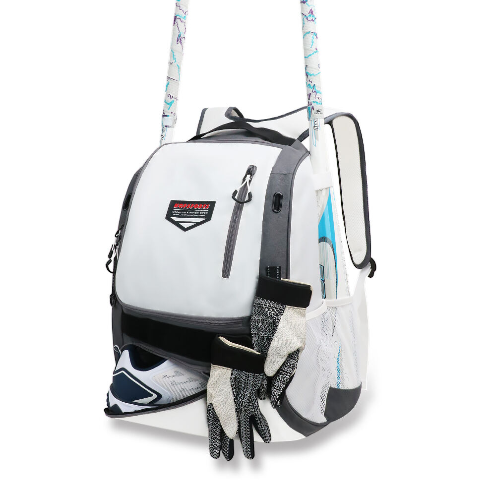 Softball Baseball Bat Pack with velcro strap for batting gloves