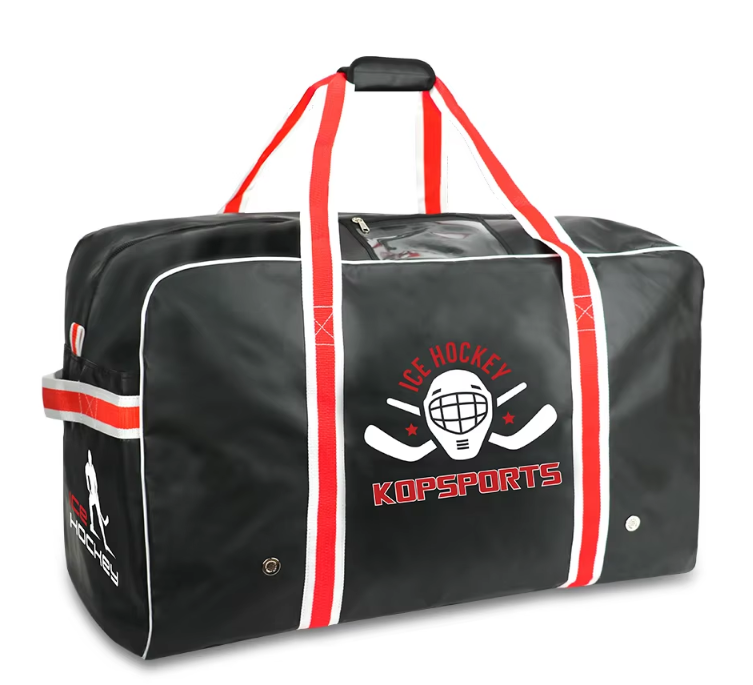 팀 사용에 적합한 여유로운 공간의 크리켓 장비 백.