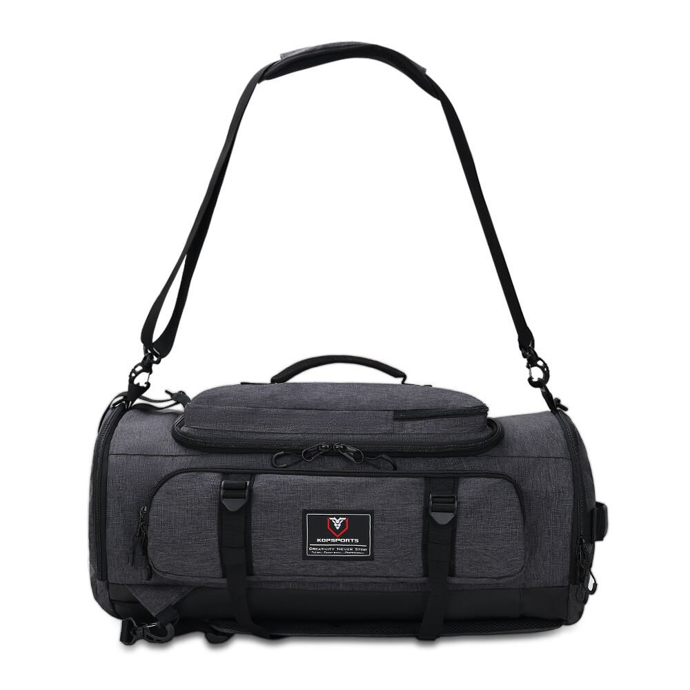 KOP OEM High Quality Custom Logo Jujitsu Sports Duffel Gear Bag for Players with Shoes Compartment and Extra Pokcets