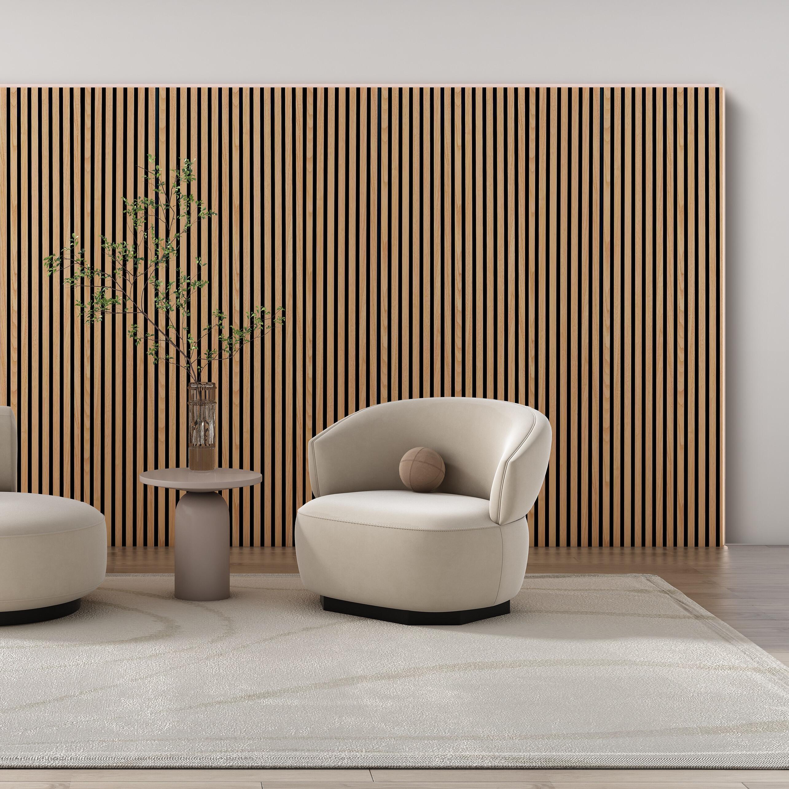 PVC Slat Wall Panels：Moisture resistance, and enhancing the visual appeal of a space.