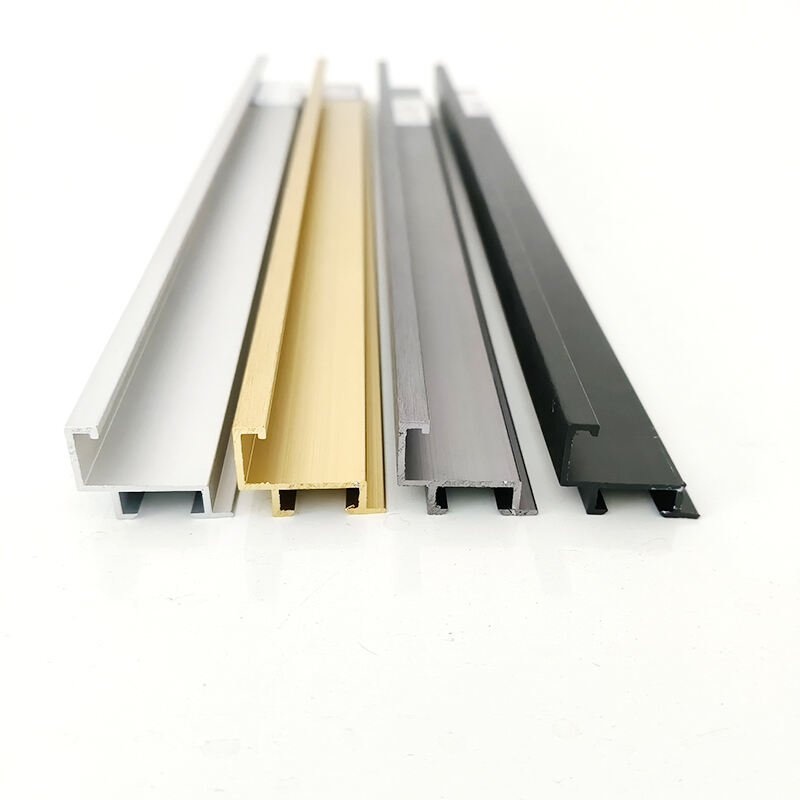 picture photo powder coated anodized decorative furniture aluminium extrusion frame profile for doors and windows manufacture factory