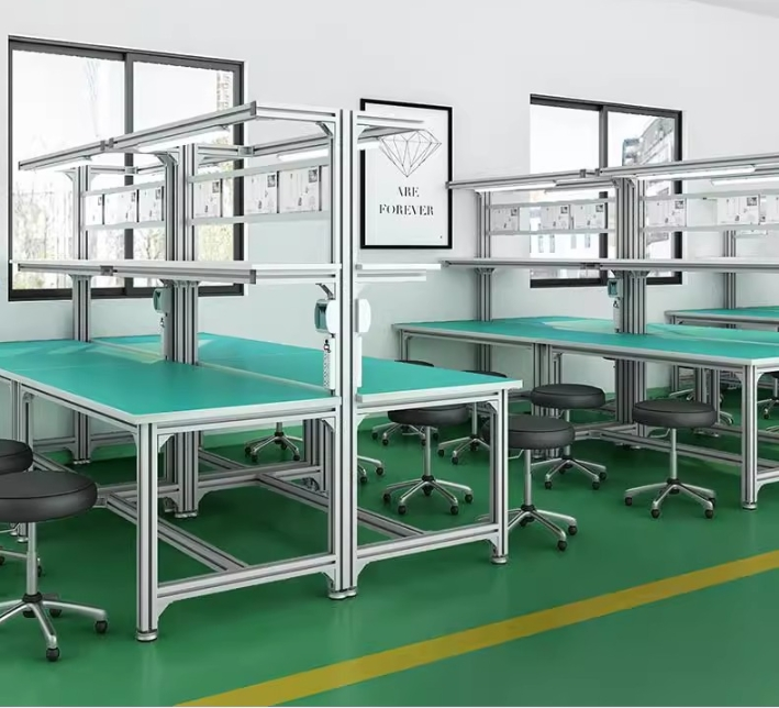 What materials are commonly used in workbench frames and their respective advantages?