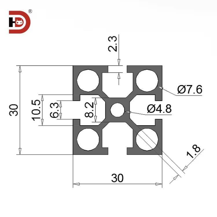 Ongeëvenaarde kwaliteit en veelzijdigheid van 3030 aluminiumprofielen
