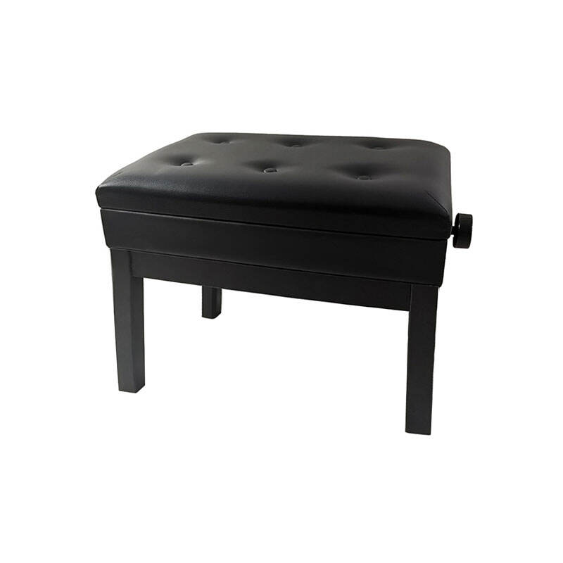 Adjustable Piano Bench for Single or Double Solid Wood Piano Chair Waterproof Piano Seat with Storage for Music Books